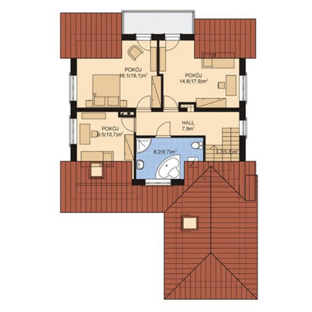 Rzut projektu APS 174 -