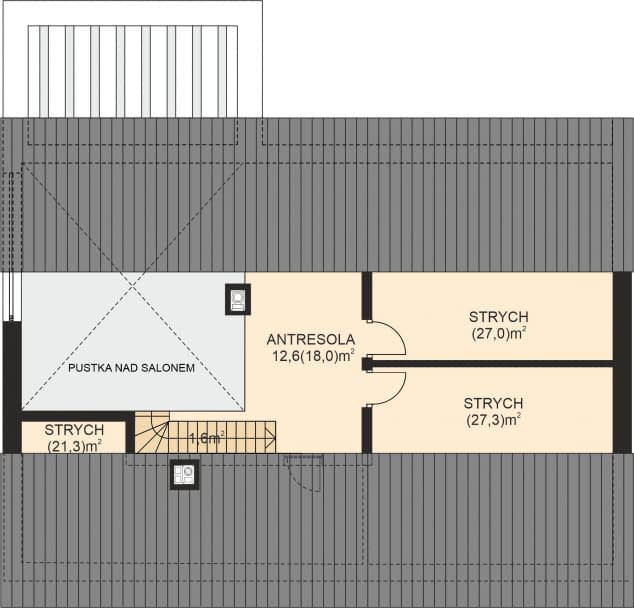 Rzut projektu APS 407 - 