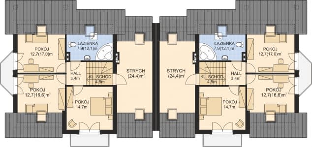 Rzut projektu APS 194 - 