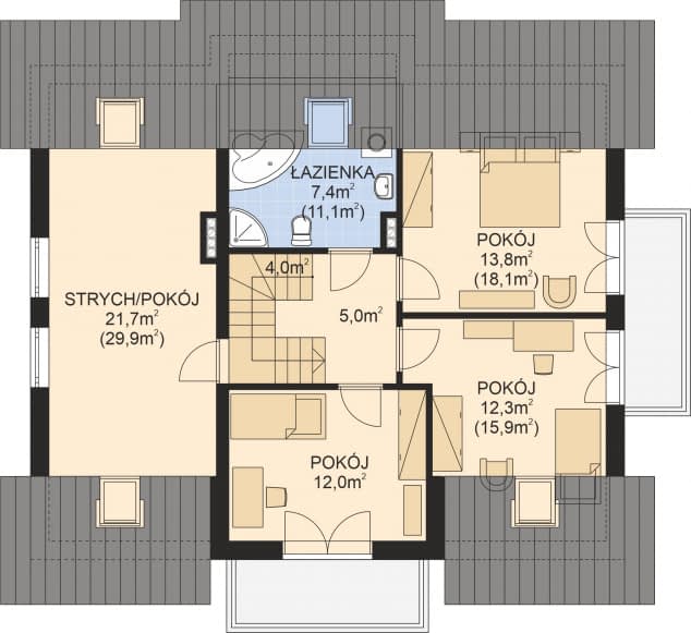 Rzut projektu APS 234 -