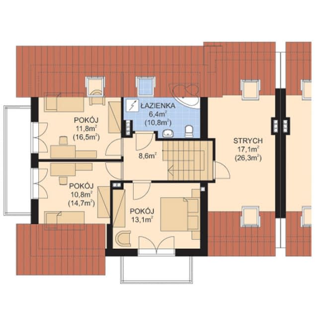 Rzut projektu APS 236 - 