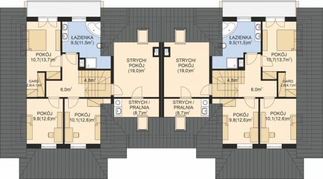 Rzut projektu APS 237 - 