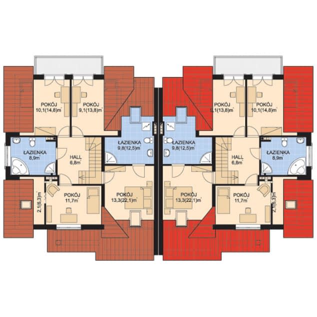 Rzut projektu APS 166 - 