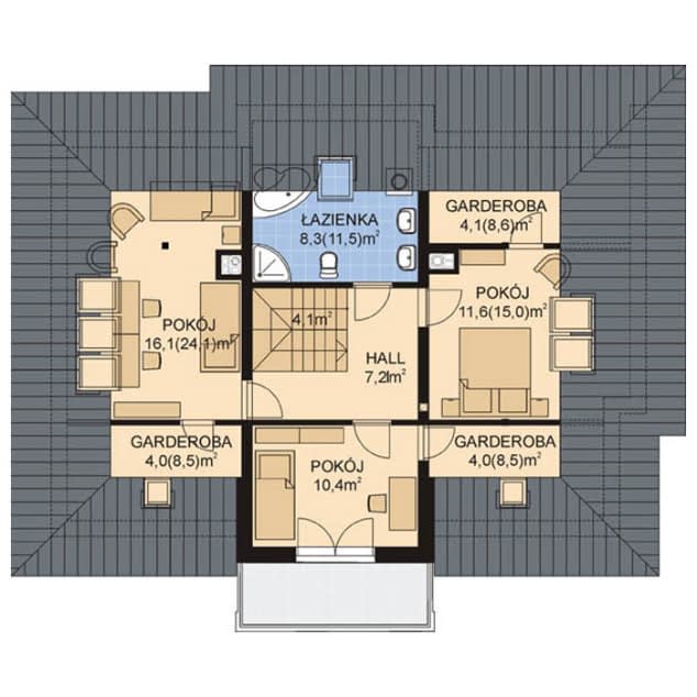 Rzut projektu APS 212 - 