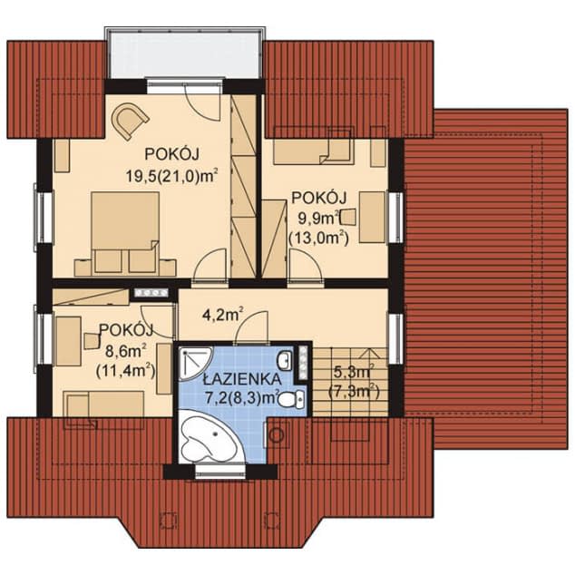 Rzut projektu APS 146 - 