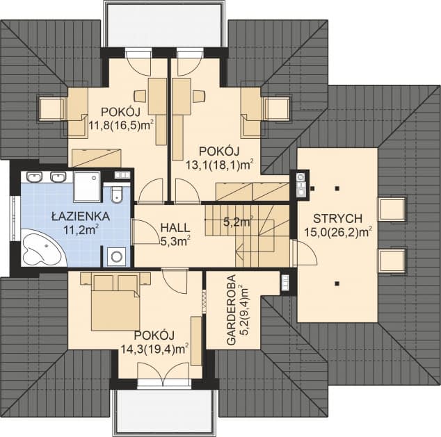Rzut projektu APS 179 - 