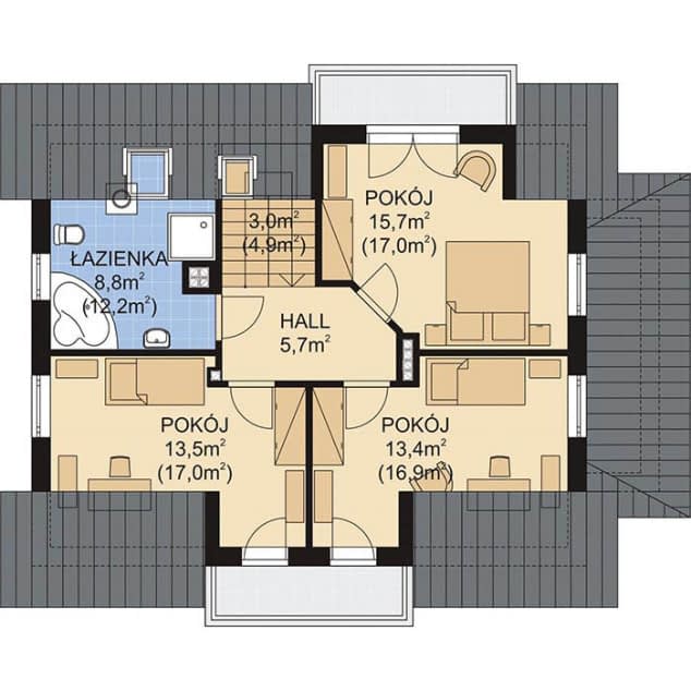 Rzut projektu APS 230 - 