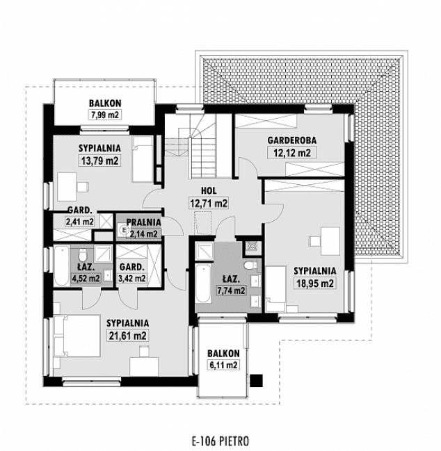 Rzut projektu E-106 -  