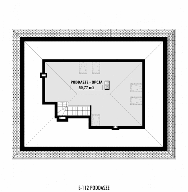 Rzut projektu E-112 -  