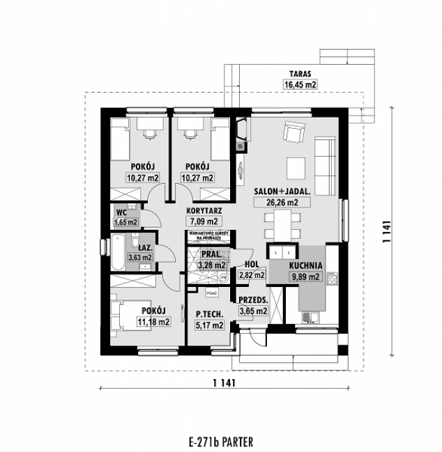 Rzut projektu E-271b -  