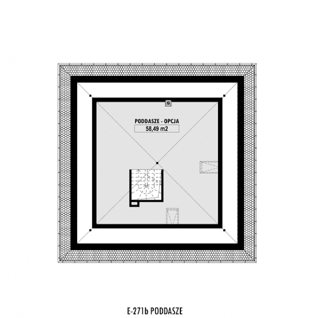 Rzut projektu E-271b -  