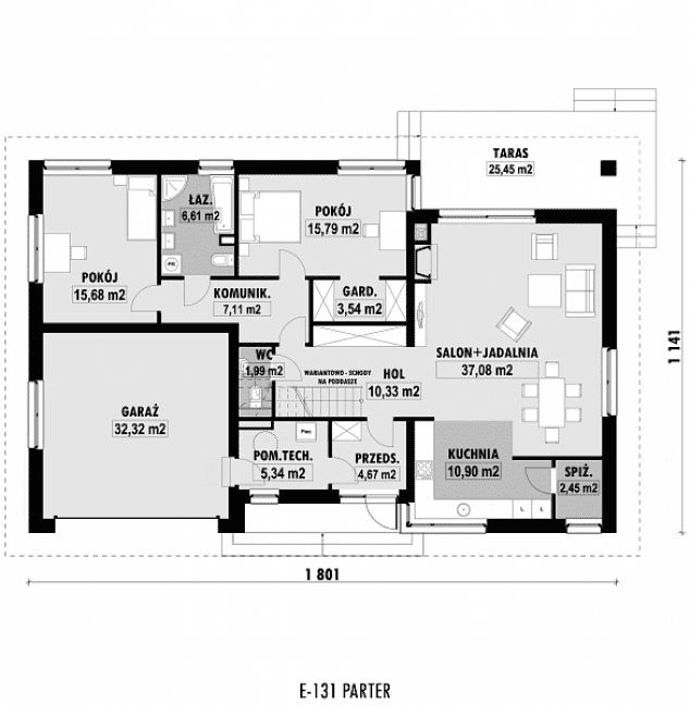 Rzut projektu E-131 -  