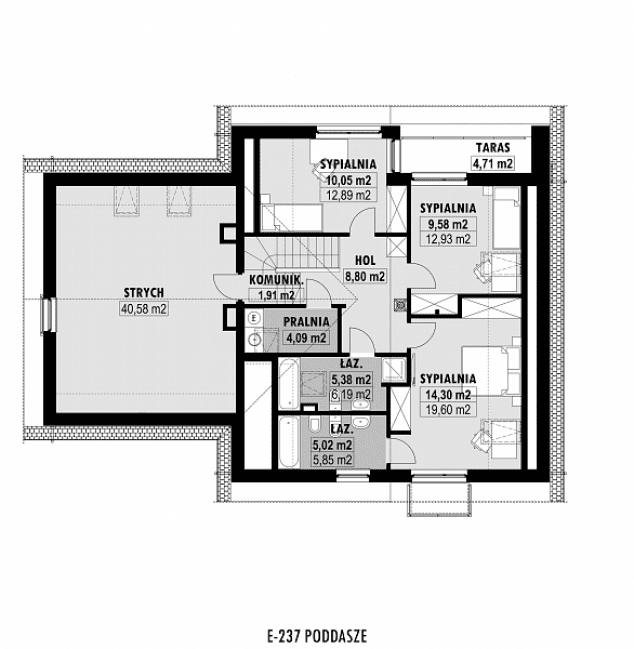 Rzut projektu E-237 -  