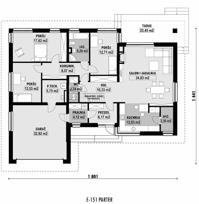 Rzut projektu E-151 -
