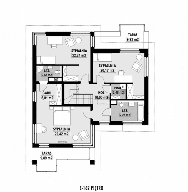Rzut projektu E-162 -