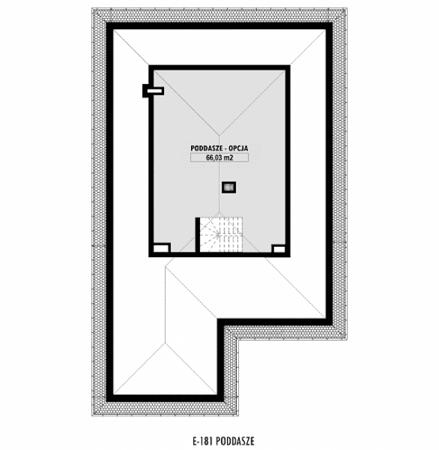 Rzut projektu E-181 -