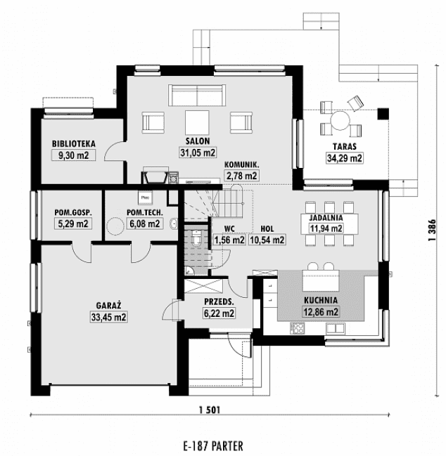 Rzut projektu E-187 -  