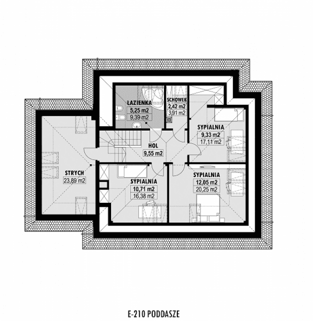 Rzut projektu E-210 -  
