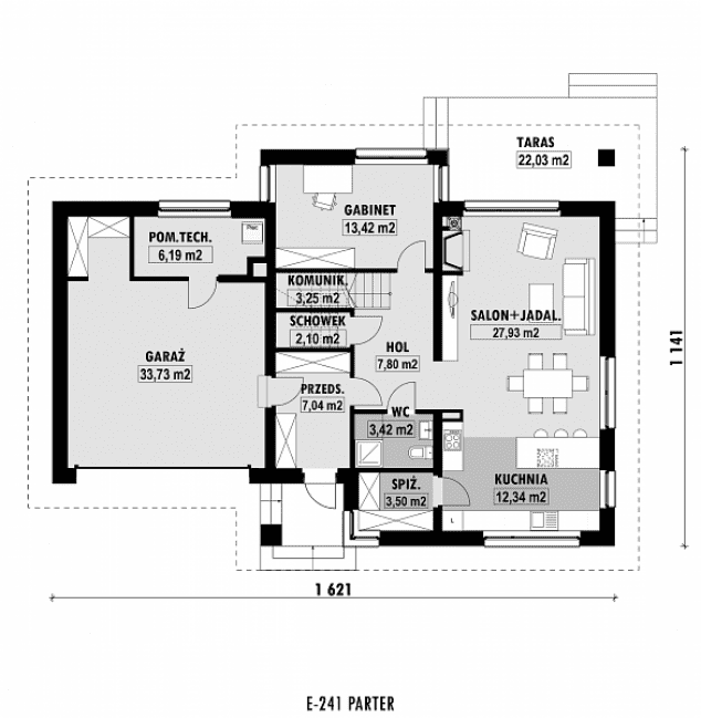 Rzut projektu E-241 -  