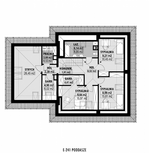 Rzut projektu E-241 -  