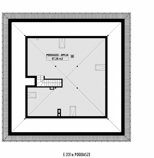 Rzut projektu E-231a -  