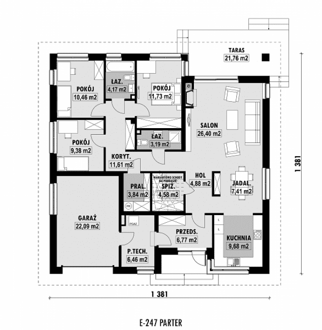 Rzut projektu E-247 -  