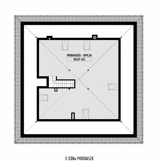 Rzut projektu E-238a -  