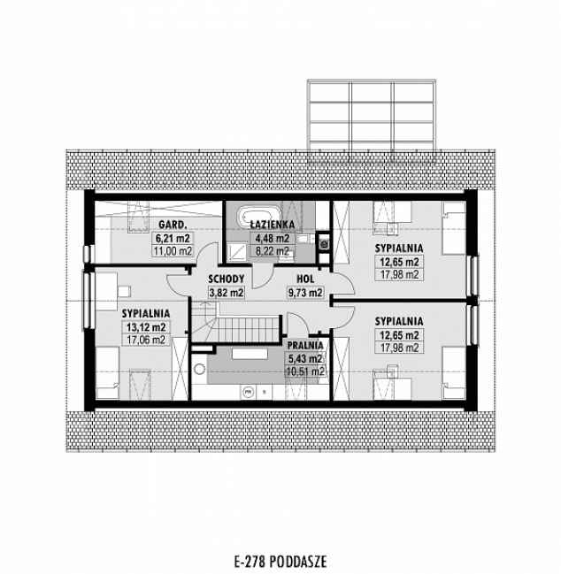 Rzut projektu E-278 -  