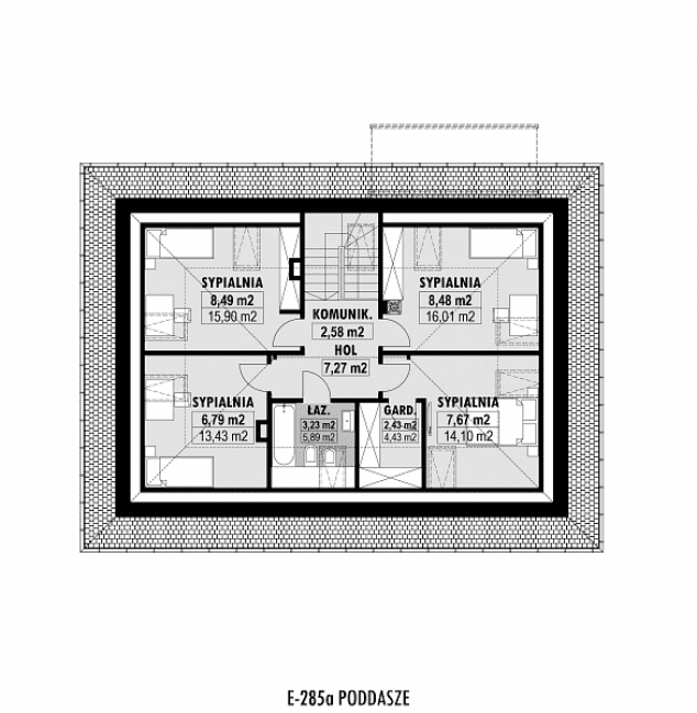 Rzut projektu E-285a -  