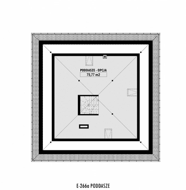 Rzut projektu E-266a -  