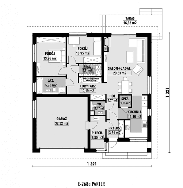 Rzut projektu E-268a -  