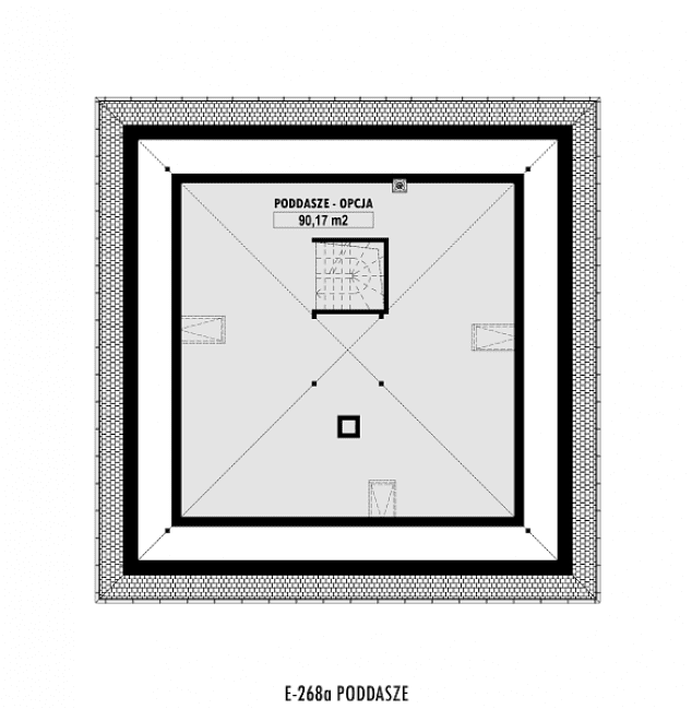 Rzut projektu E-268a -  