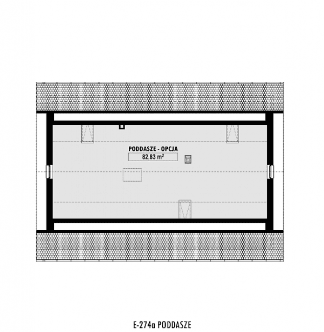 Rzut projektu E-274a -  