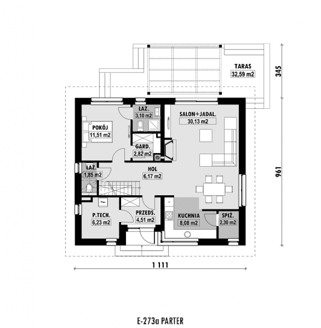 Rzut projektu E-273a -
