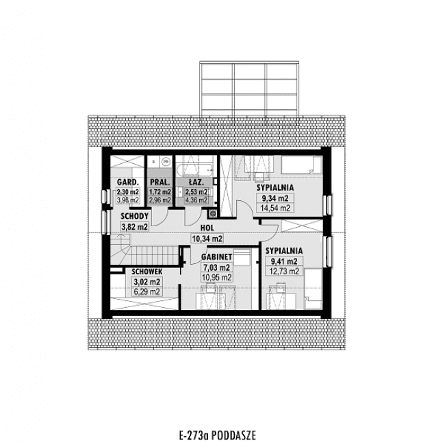 Rzut projektu E-273a -
