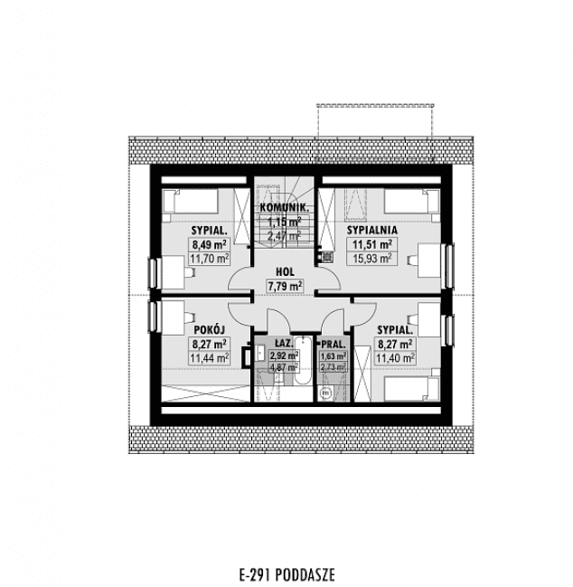 Rzut projektu E-291 -  