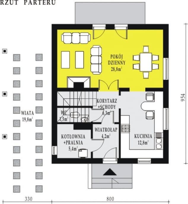 Rzut projektu WB-3466 -