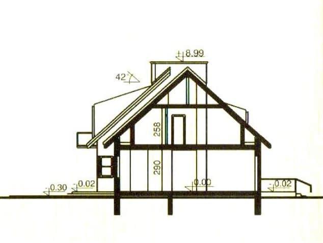Rzut projektu WB-3967 - Przekrój