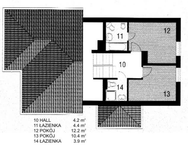 Rzut projektu WB-3325 - Piwnica