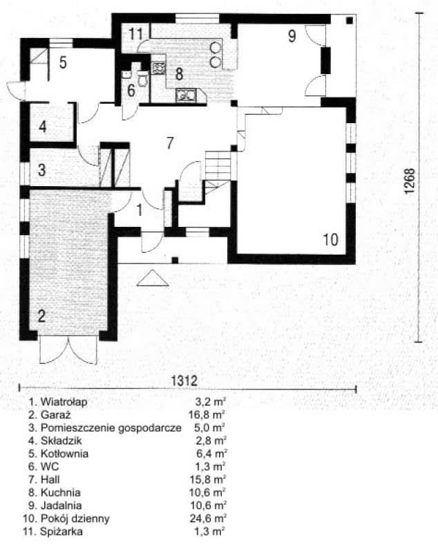Rzut projektu WB-3348 - 
