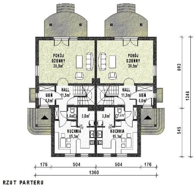 Rzut projektu WB-3385 -