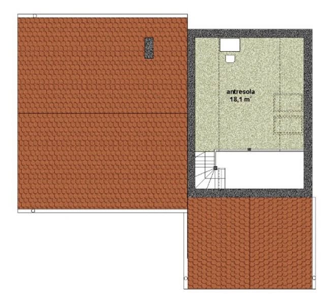 Rzut projektu WB-3484 - Parter