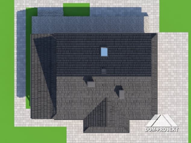 Rzut projektu zawoja dw 21 - Sytuacja