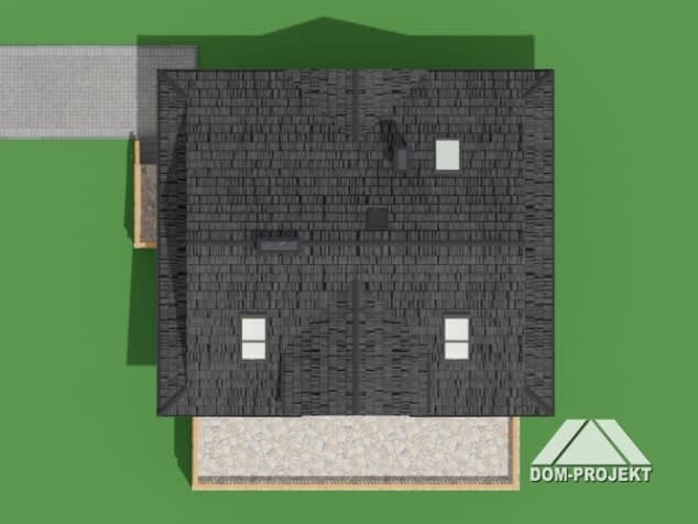 Rzut projektu jaworzynka dw 5 - Sytuacja
