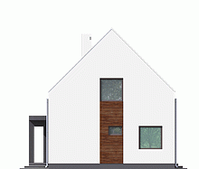 Rzut projektu Rumcajs - Elewacja