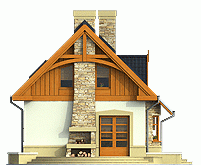 Rzut projektu Agatka II - Elewacja