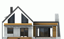 Rzut projektu Tytus bez garażu - Elewacja