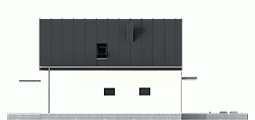 Rzut projektu Tytus bez garażu - Elewacja