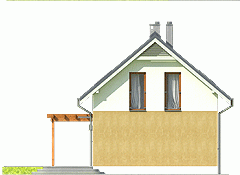 Rzut projektu Eco 2 - Elewacja