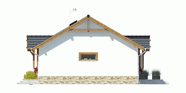 Rzut projektu Ares - Elewacja